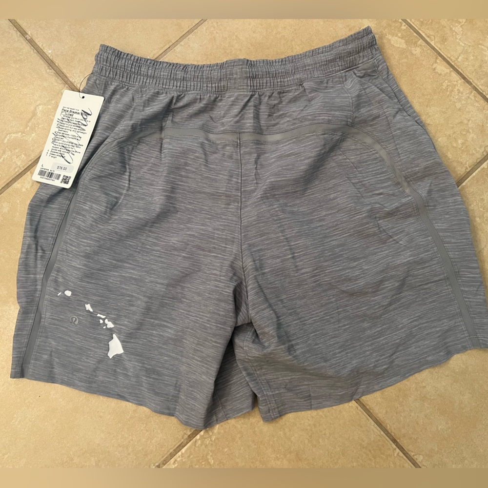 Lululemon Made with Aloha Hawaii Pace Breaker Shorts Large